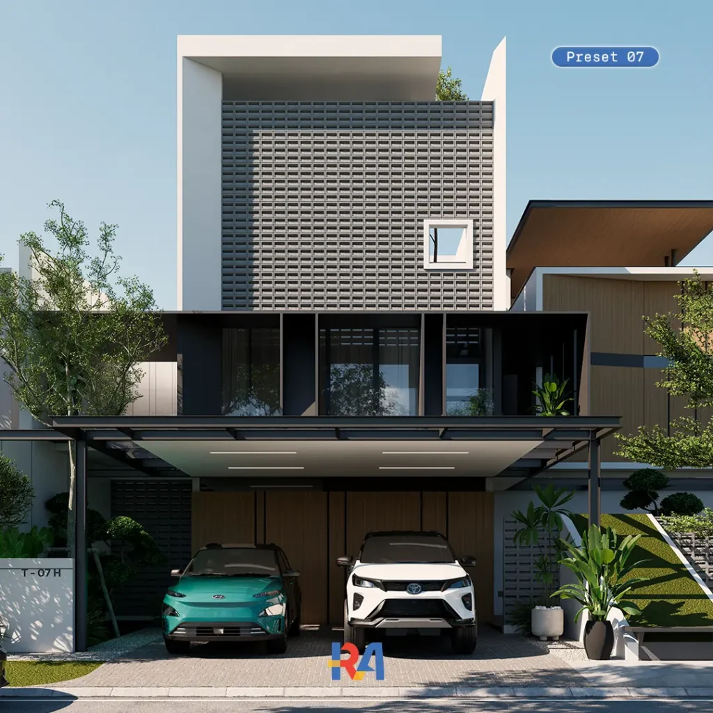 10 Realistic Enscape Presets day scene clear blue sky exterior render