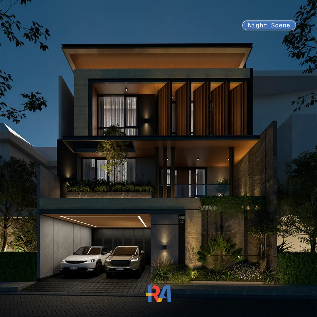 Residential Enscape Scene_Night_1