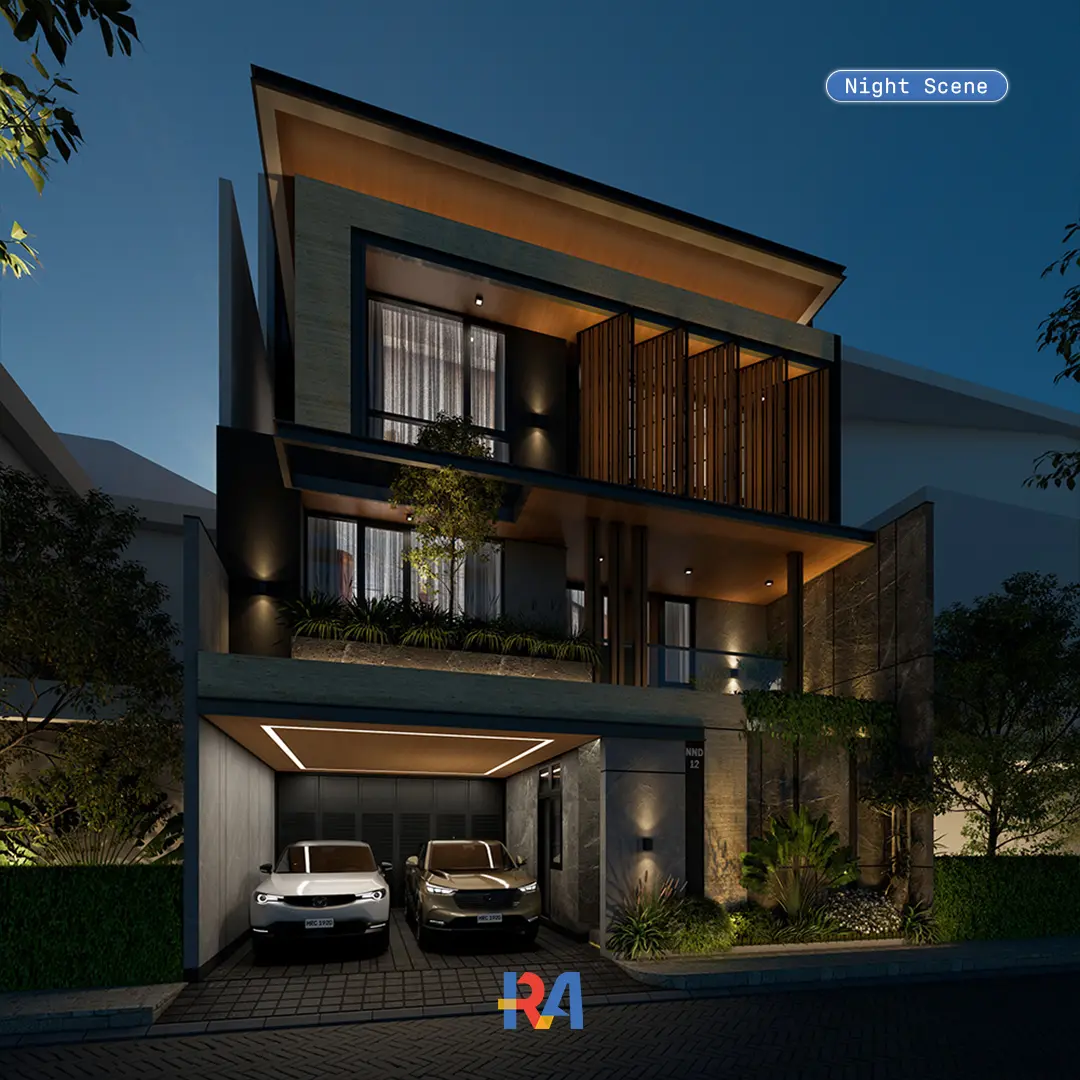 Residential Enscape Scene_Night_2