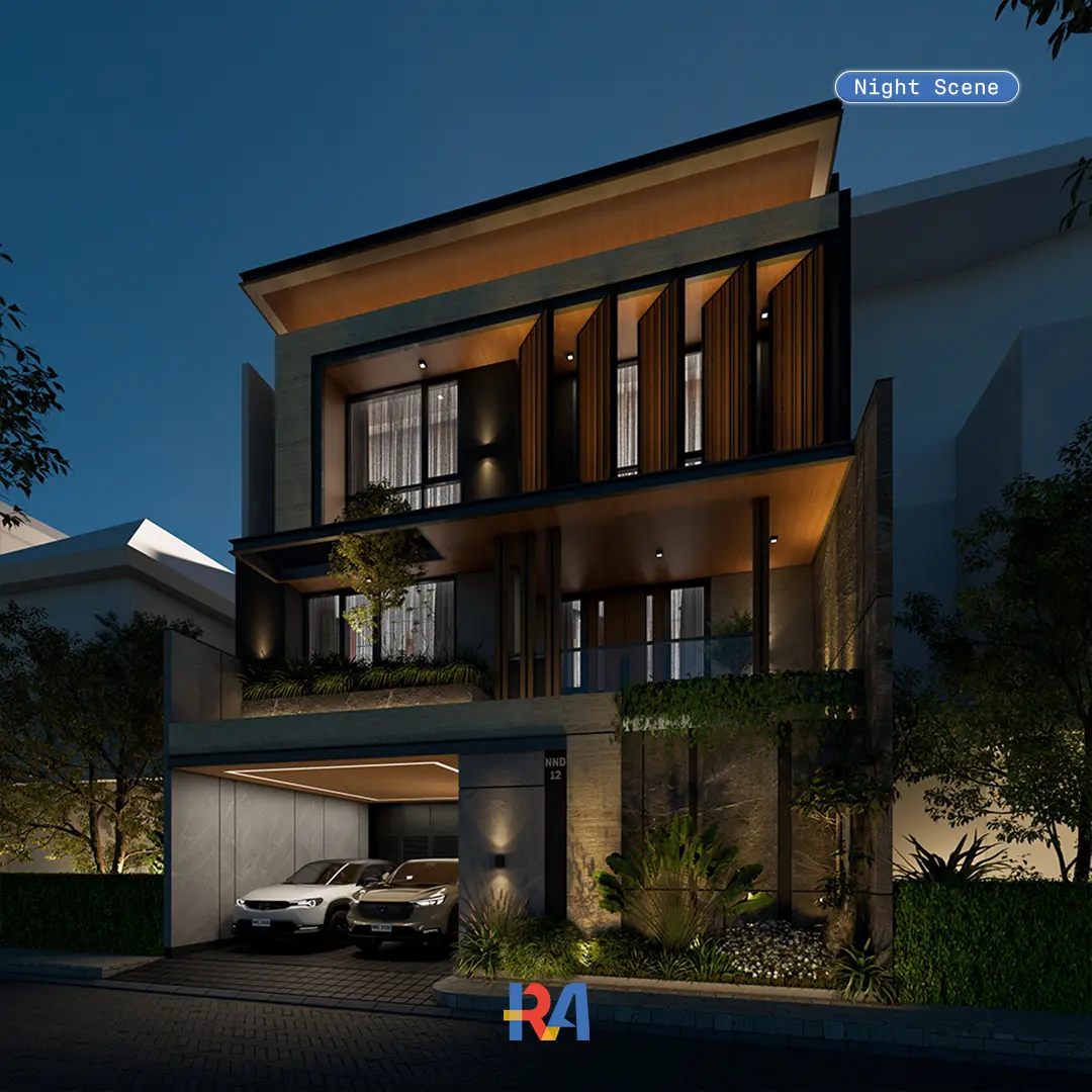 Residential Enscape Scene_Night_3