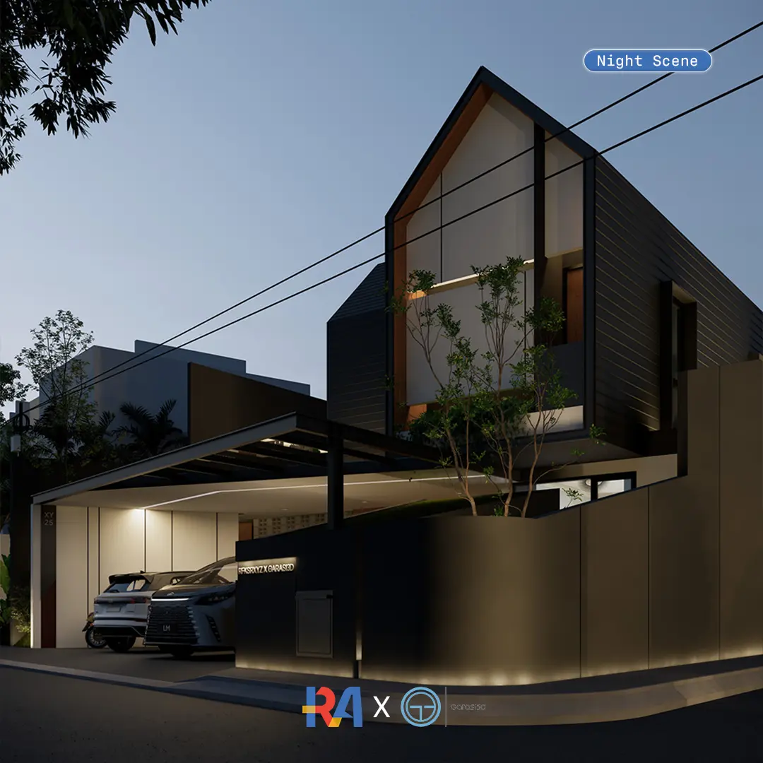 rifki archviz x garasi3d night scene 1